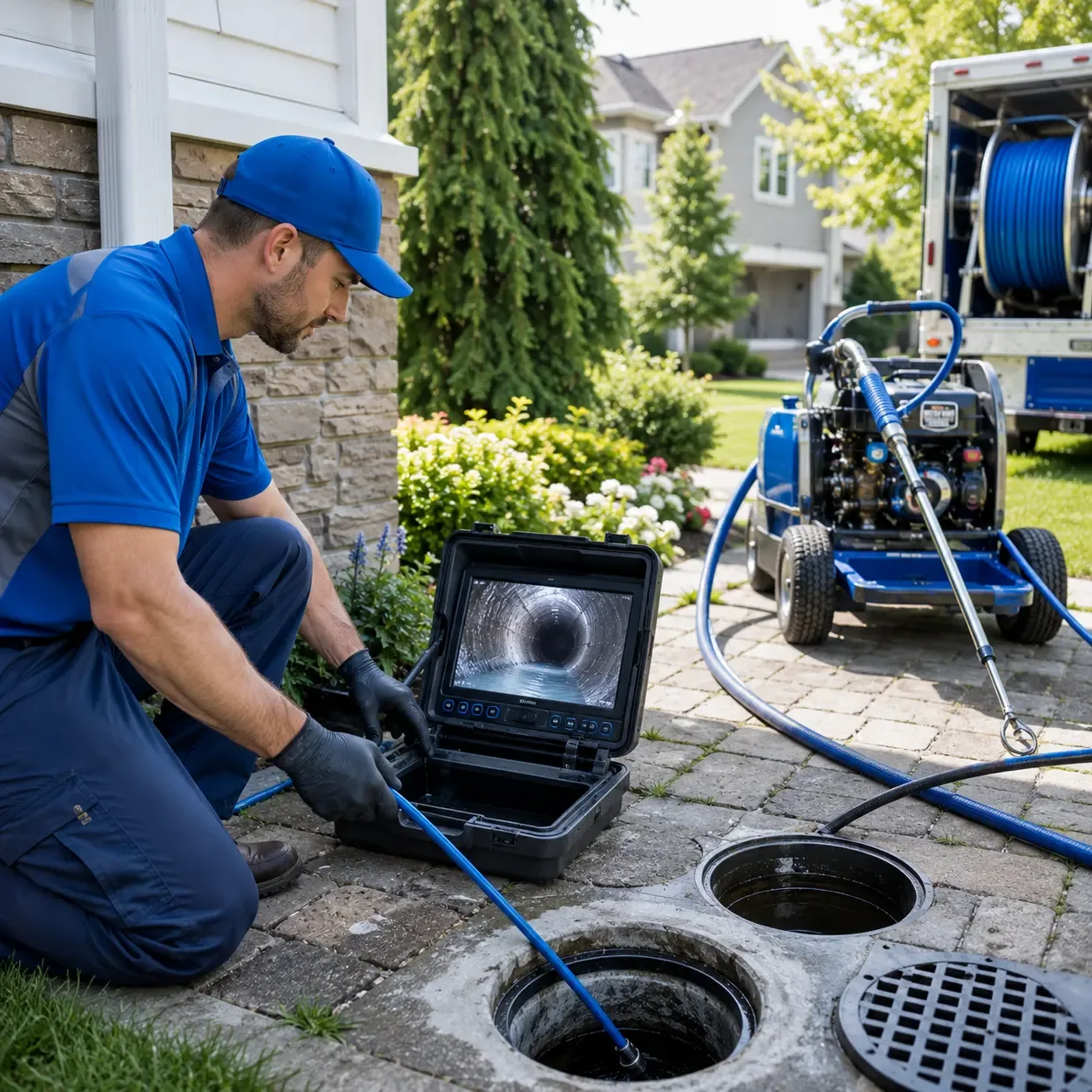 Outdoor drain cleaning professionals serving Como, TX