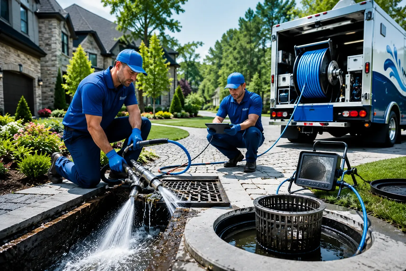 Local outdoor drain cleaning professionals in Como, TX